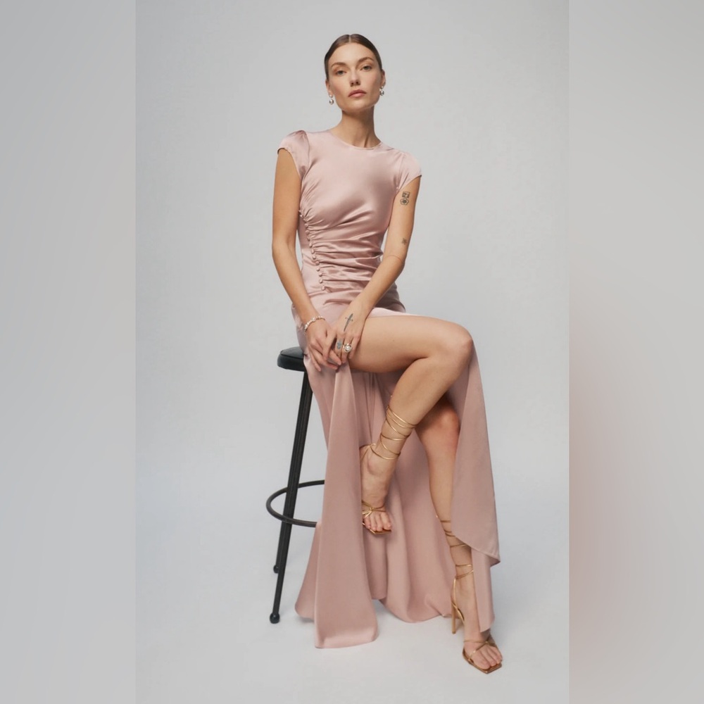 Reformation Birch Silk Dress